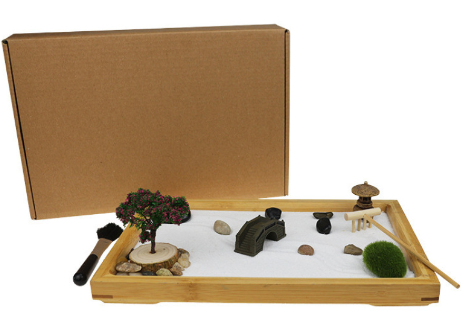Zen Garden Sand Table Ornament | Minimalist Home Décor