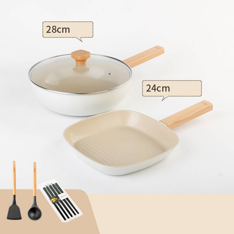 Ceramic Non-Stick Pan | Colorful Kitchen Essential