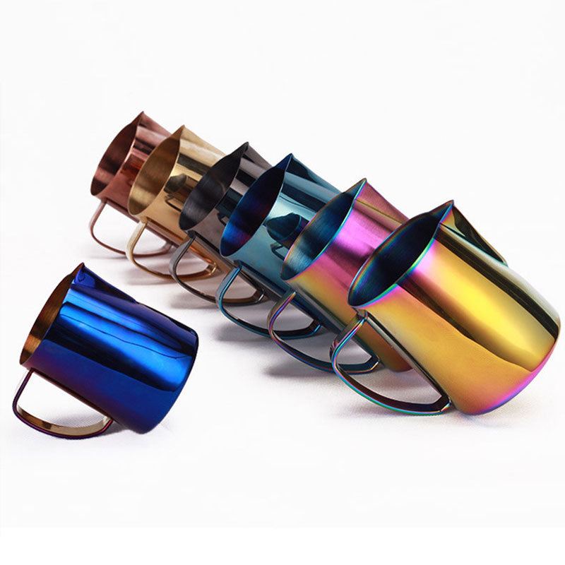 Stainless Steel Latte Art Pitcher | Coffee Frothing Jug