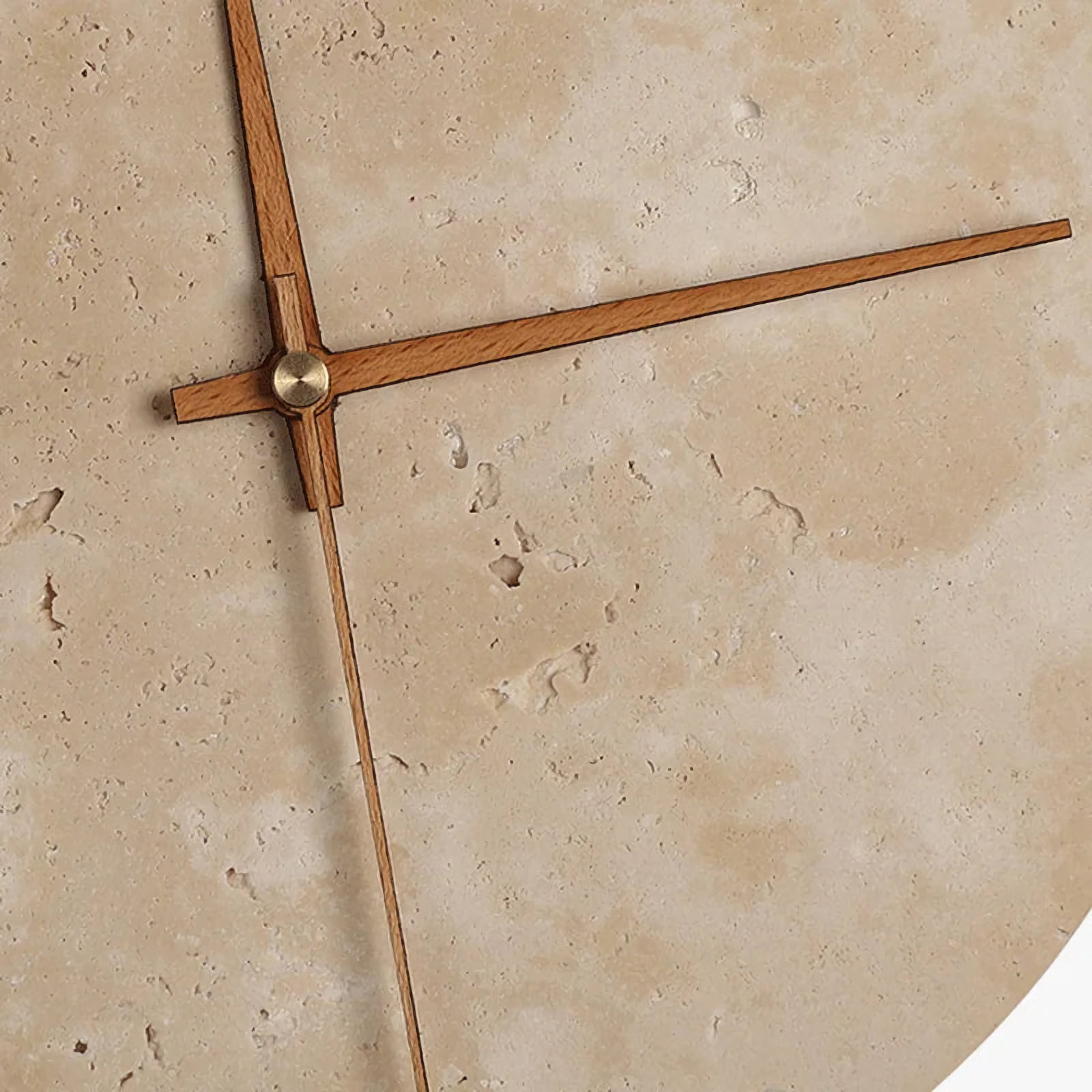 Natural Stone Clock Wall Lamp | Modern Minimalist Sconce