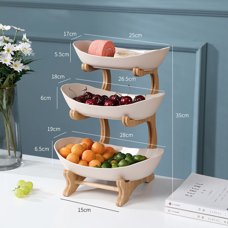 Multi-Layer Fruit Rack | Modern Kitchen Counter Organizer