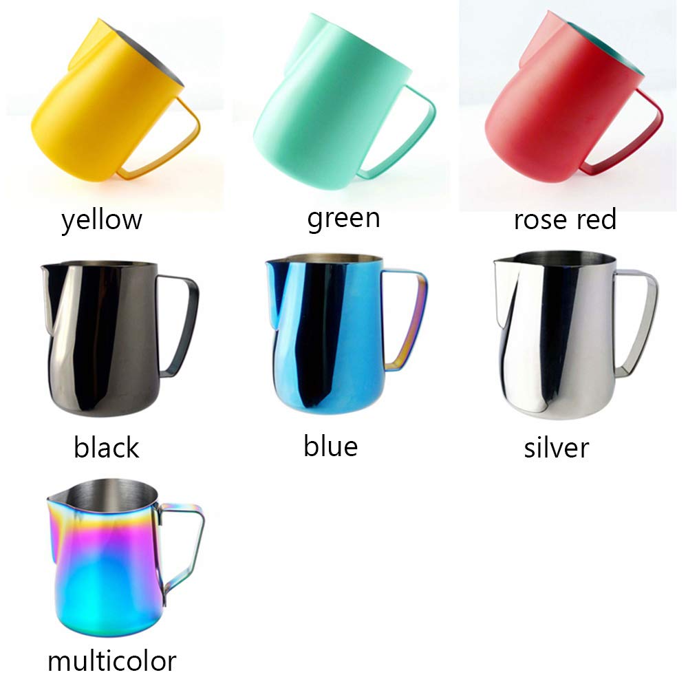 Stainless Steel Latte Art Pitcher | Coffee Frothing Jug