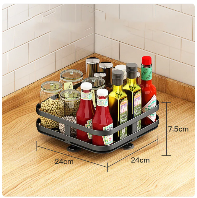 Multifunctional Kitchen Spice Rack | Modern Counter Organizer