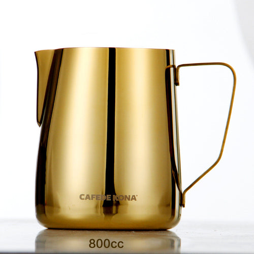 CAFEDE KONA Latte Art Pitcher | Professional Coffee Jug
