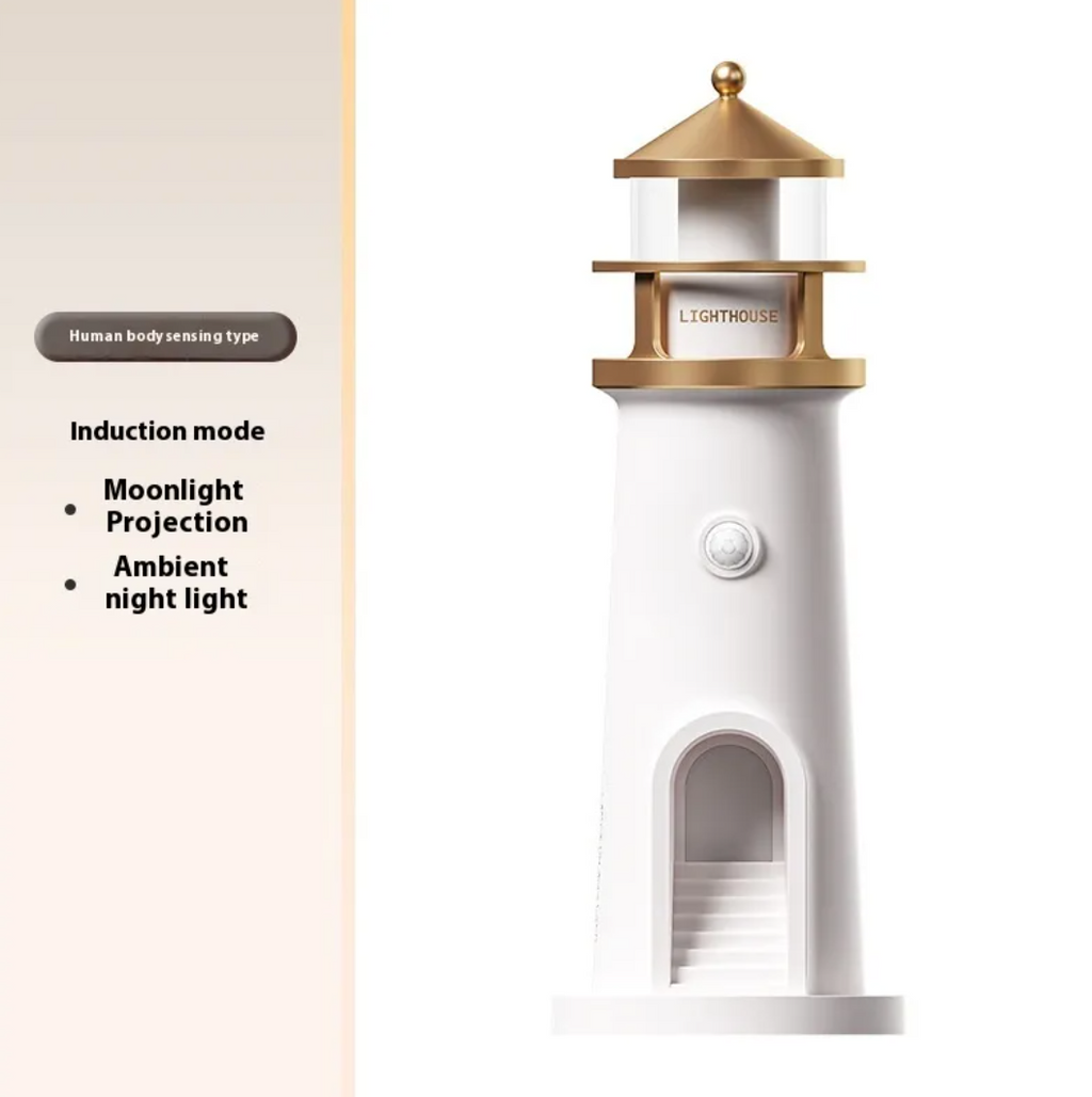 Lighthouse Moonlight Lamp | Ambient Night Light for Home