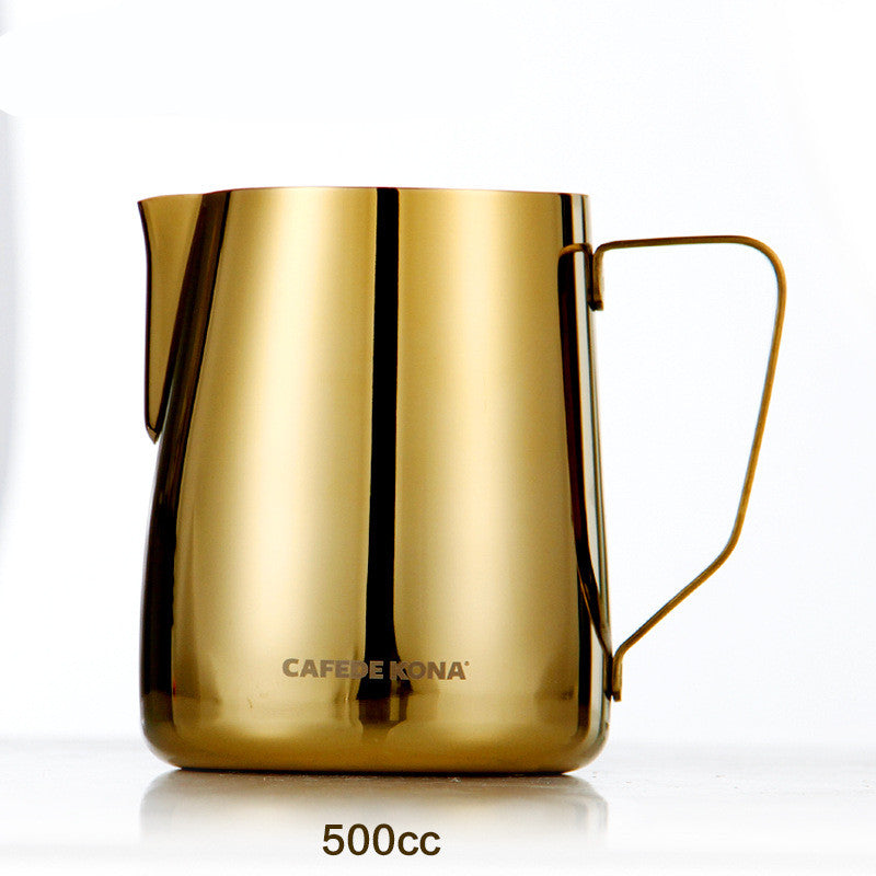 CAFEDE KONA Latte Art Pitcher | Professional Coffee Jug